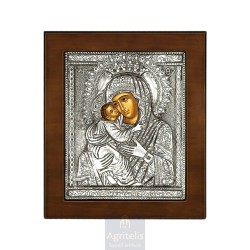 Silver Icon, Agritelis Sacred Artifacts, ieraskevi.com, Panagia the Supplicant