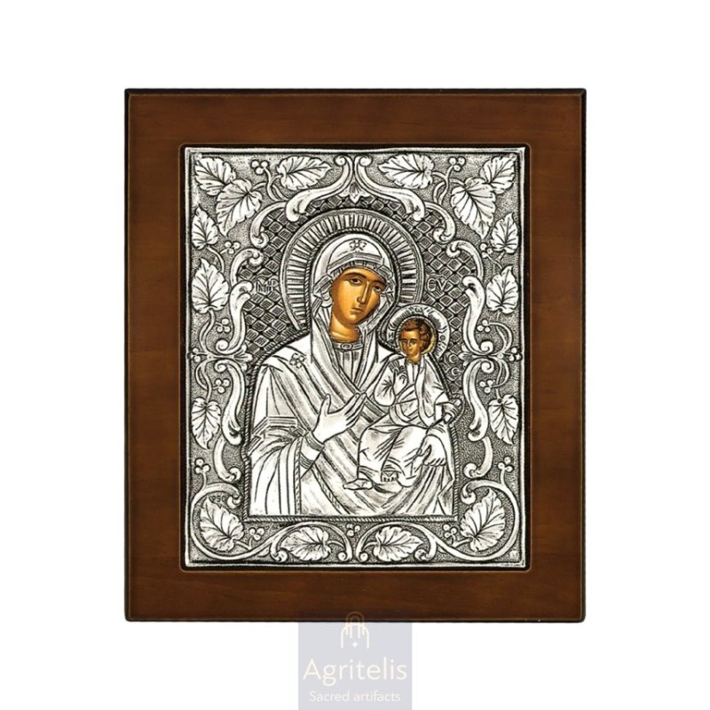 Silver Icon, Agritelis Sacred Artifacts, ieraskevi.com, Panagia Amolyntos