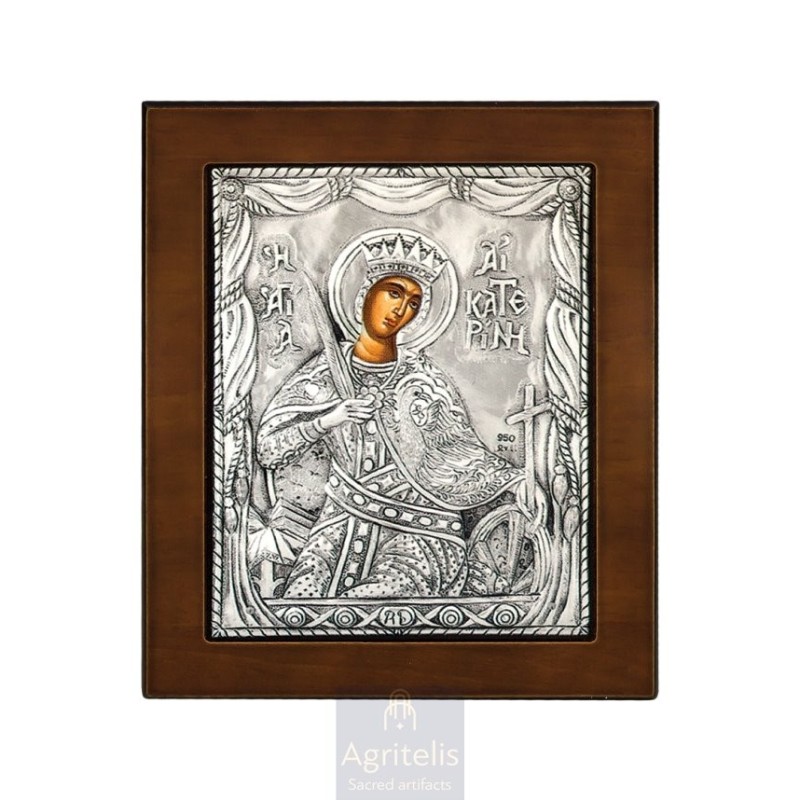 Silver Icon, Agritelis Sacred Artifacts, ieraskevi.com, Panagia Amolyntos