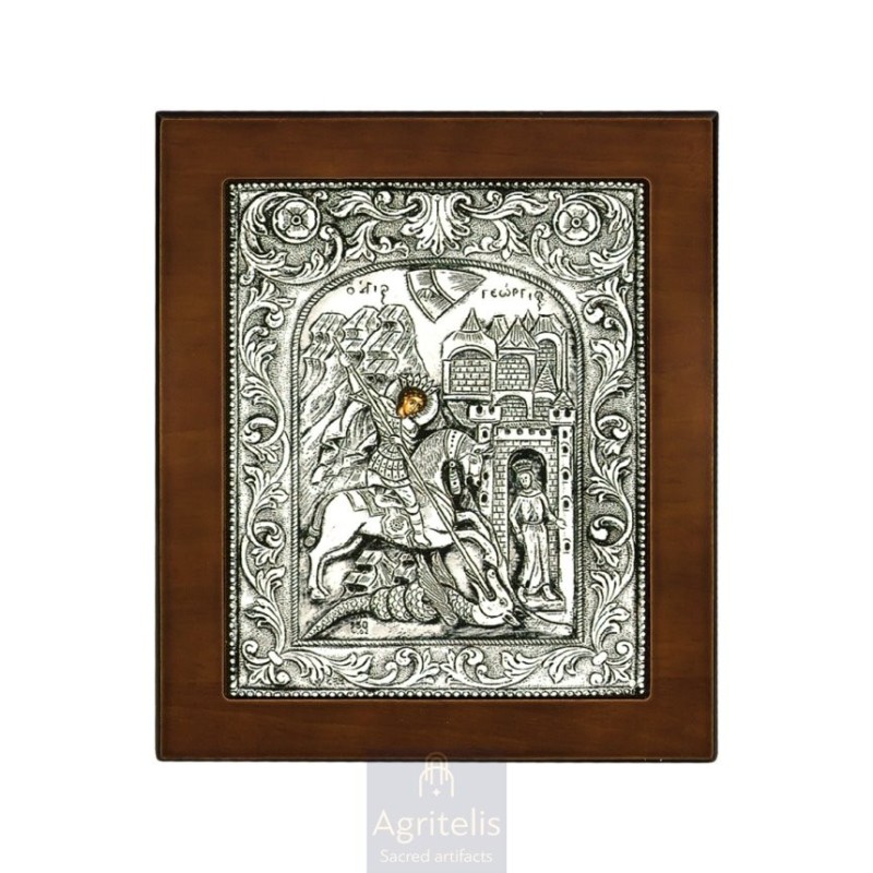 Silver Icon, Agritelis Sacred Artifacts, ieraskevi.com, Panagia Amolyntos