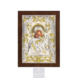 Silver Icon, Agritelis Sacred Artifacts, ieraskevi.com,  Virgin Mary the Expectant 23 x 17cm