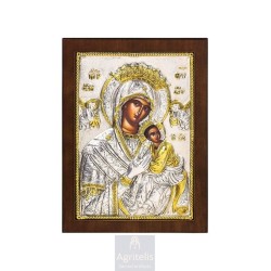 Silver Icon, Agritelis Sacred Artifacts, ieraskevi.com,  Virgin Mary the Expectant 23 x 17cm