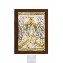 Silver Icon, Agritelis Sacred Artifacts, ieraskevi.com,  Virgin Mary the Expectant 23 x 17cm