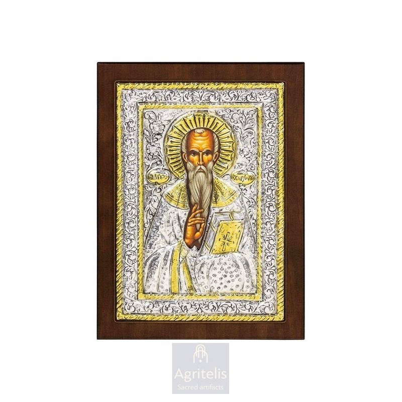 Silver Icon, Agritelis Sacred Artifacts, ieraskevi.com,  Virgin Mary the Expectant 23 x 17cm