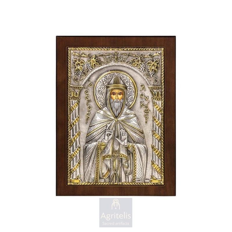 Silver Icon, Agritelis Sacred Artifacts, ieraskevi.com,  Virgin Mary the Expectant 23 x 17cm