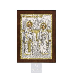 Silver Icon, Agritelis Sacred Artifacts, ieraskevi.com,  Virgin Mary the Expectant 23 x 17cm