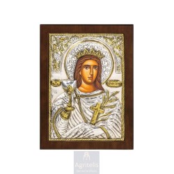 Silver Icon, Agritelis Sacred Artifacts, ieraskevi.com,  Virgin Mary the Expectant 23 x 17cm