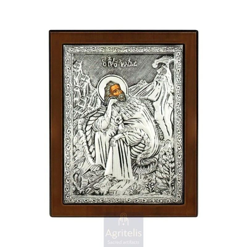 Silver Icon, Agritelis Sacred Artifacts, ieraskevi.com,  Virgin Mary the Expectant 23 x 17cm