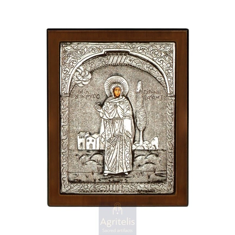 Silver Icon, Agritelis Sacred Artifacts, ieraskevi.com,  Virgin Mary the Expectant 23 x 17cm