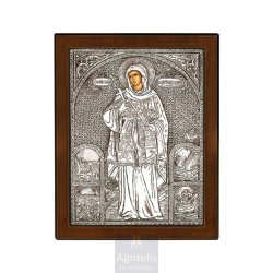 Silver Icon, Agritelis Sacred Artifacts, ieraskevi.com,  Virgin Mary the Expectant 23 x 17cm