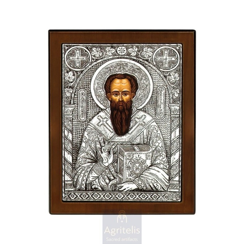 Silver Icon, Agritelis Sacred Artifacts, ieraskevi.com,  Virgin Mary the Expectant 23 x 17cm