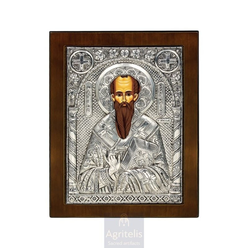 Silver Icon, Agritelis Sacred Artifacts, ieraskevi.com,  Virgin Mary the Expectant 23 x 17cm