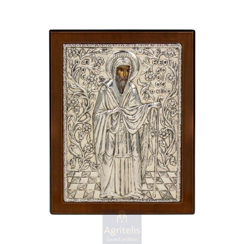 Silver Icon, Agritelis Sacred Artifacts, ieraskevi.com,  Virgin Mary the Expectant 23 x 17cm