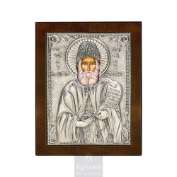 Silver Icon, Agritelis Sacred Artifacts, ieraskevi.com,  Virgin Mary the Expectant 23 x 17cm