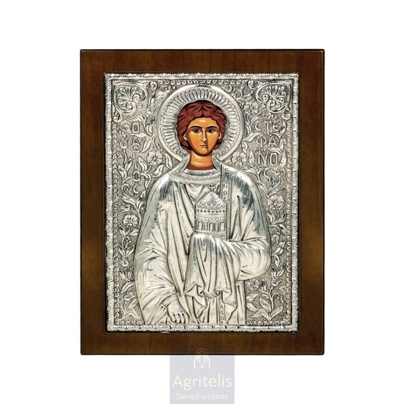 Silver Icon, Agritelis Sacred Artifacts, ieraskevi.com,  Virgin Mary the Expectant 23 x 17cm