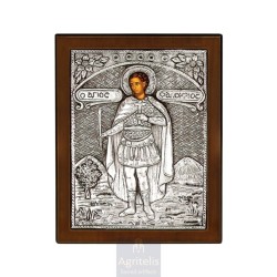 Silver Icon, Agritelis Sacred Artifacts, ieraskevi.com,  Virgin Mary the Expectant 23 x 17cm