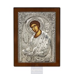 Silver Icon, Agritelis Sacred Artifacts, ieraskevi.com,  Virgin Mary the Expectant 23 x 17cm