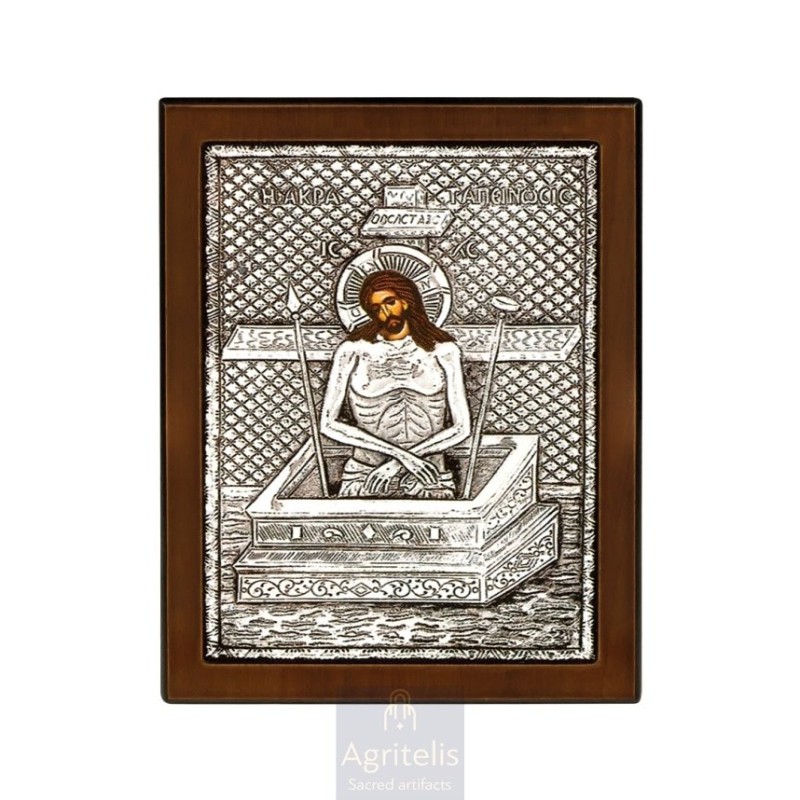 Silver Icon, Agritelis Sacred Artifacts, ieraskevi.com,  Virgin Mary the Expectant 23 x 17cm