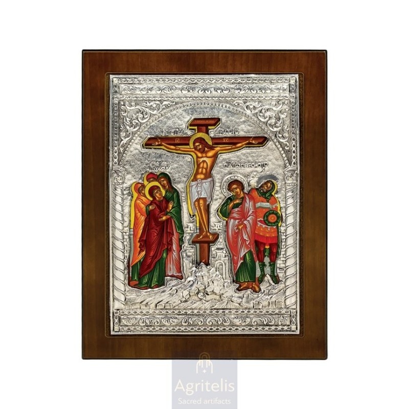 Silver Icon, Agritelis Sacred Artifacts, ieraskevi.com,  Virgin Mary the Expectant 23 x 17cm