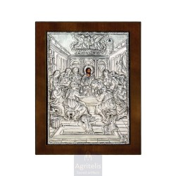 Silver Icon, Agritelis Sacred Artifacts, ieraskevi.com,  Virgin Mary the Expectant 23 x 17cm