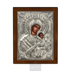 Silver Icon, Agritelis Sacred Artifacts, ieraskevi.com,  Virgin Mary the Expectant 23 x 17cm