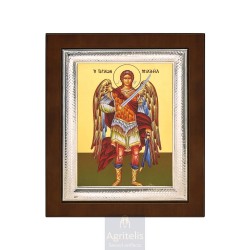 Silver Icon, Agritelis Sacred Artifacts, ieraskevi.com, Saint Charalambos 26,5 x 21,5 cm