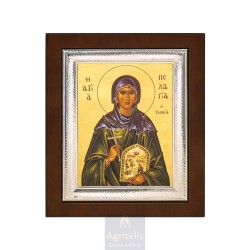 Silver Icon, Agritelis Sacred Artifacts, ieraskevi.com, Saint Paraskevi 26,5 x 21,5 cm