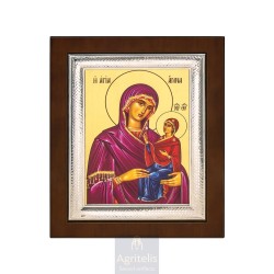 Silver Icon, Agritelis Sacred Artifacts, ieraskevi.com, Saint Aikaterini 26,5 x 21,5 cm