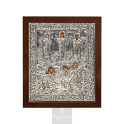 Silver Icon, Agritelis Sacred Artifacts, ieraskevi.com, THE TRANSFIGURATION 27 x 23 cm