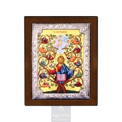 Silver Icon, Agritelis Sacred Artifacts, ieraskevi.com, The Vine 28 x 22 cm