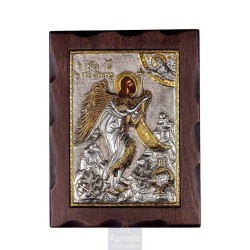 Silver Icon, Agritelis Sacred Artifacts, ieraskevi.com, Saint John the Forerunner 24 x 18.5 cm