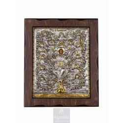 Silver Icon, Agritelis Sacred Artifacts, ieraskevi.com, The Vine 29.5 x 24.5 cm