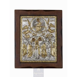 Silver Icon, Agritelis Sacred Artifacts, ieraskevi.com, Ascension 34 x 28 cm