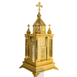 Tabernacle, Gold Plated Tabernacle, brass Tabernacle, Agritelis, Church Supplies, ieraskevi.com