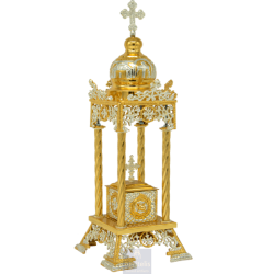 Tabernacle, Gold Plated Tabernacle, Enameled Tabernacle, Agritelis, Church Supplies, ieraskevi.com