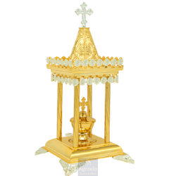 Tabernacle, Gold Plated Tabernacle, Enameled Tabernacle, Agritelis, Church Supplies, ieraskevi.com