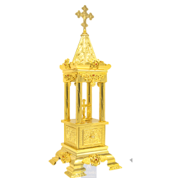 Tabernacle, Gold Plated Tabernacle, brass Tabernacle, Agritelis, Church Supplies, ieraskevi.com