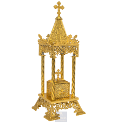 Tabernacle, Gold Plated Tabernacle, brass Tabernacle, Agritelis, Church Supplies, ieraskevi.com