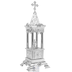 Tabernacle, Gold Plated Tabernacle, Enameled Tabernacle, Agritelis, Church Supplies, ieraskevi.com