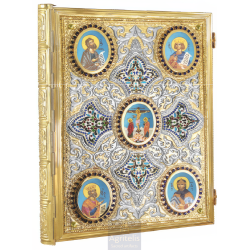 Enameled Tabernacle Brass Gold Plated