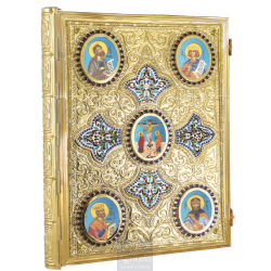 Enameled Tabernacle Brass Gold Plated