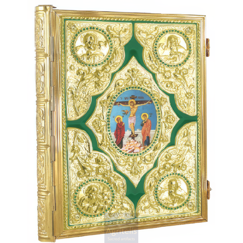 Gospel, Gold Plated Gospel, Enameled Gospel, Agritelis, Church Supplies, ieraskevi.com