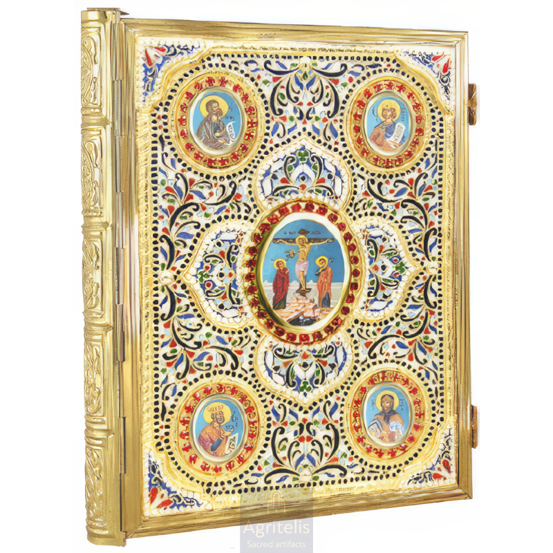 Gospel, Gold Plated Gospel, Enameled Gospel, Agritelis, Church Supplies, ieraskevi.com