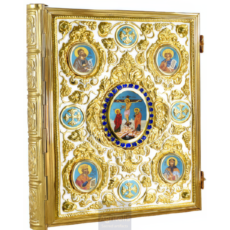 Gospel, Gold Plated Gospel, Enameled Gospel, Agritelis, Church Supplies, ieraskevi.com