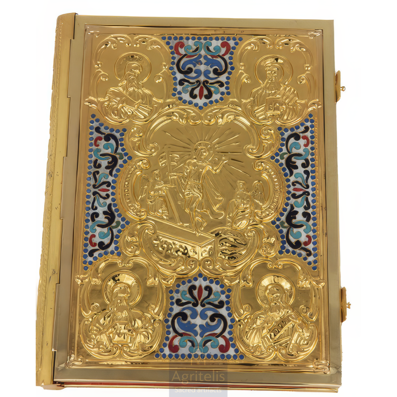 Gospel, Gold Plated Gospel, Enameled Gospel, Agritelis, Church Supplies, ieraskevi.com