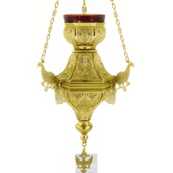 Vigil Oil, Vigil Lamo, Orthodox Vigil, Gold  Plated Vigil, Agritelis Church Supplies, ieraskevi.com