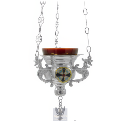 Vigil Oil, Vigil Lamp, Orthodox Vigil, Silver  Plated Vigil, Agritelis Church Supplies, ieraskevi.com