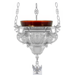 Vigil Oil, Vigil Lamp, Orthodox Vigil, Silver  Plated Vigil, Agritelis Church Supplies, ieraskevi.com