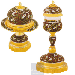 Chalice Set enameled, Agritelis, ieraskevi.com