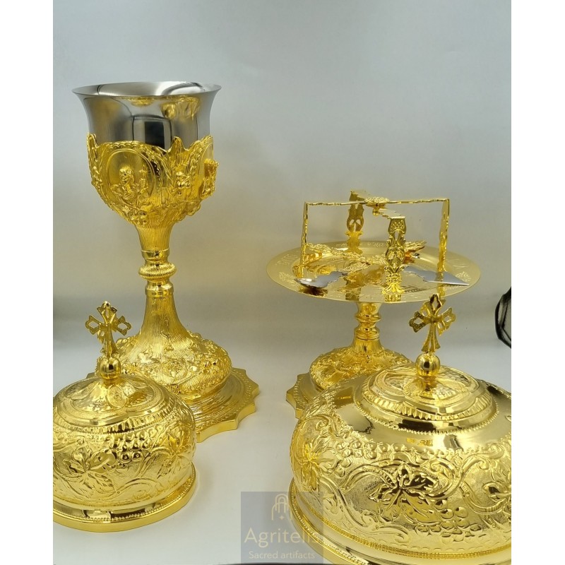 Chalice Set Silver and Gold plated